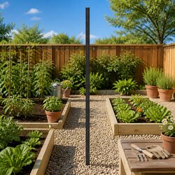Weed Membrane Black 4x50m PP Landscape Fabric Garden Weed Control Mat
