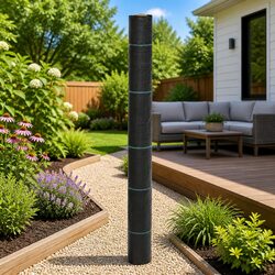 Weed Membrane Black 1x200 m PP Landscape Fabric Garden Weed Control Mat Roll