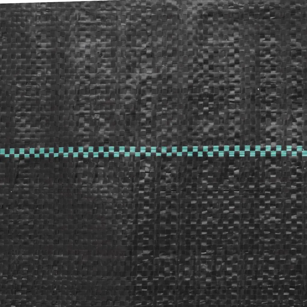 Weed Control Membrane Durable UV Stabilised Polypropylene 2x25m Black Garden Landscape Fabric