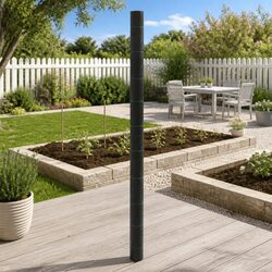 Weed Control Membrane Black 2x100m Landscape Fabric Garden Suppression Mat