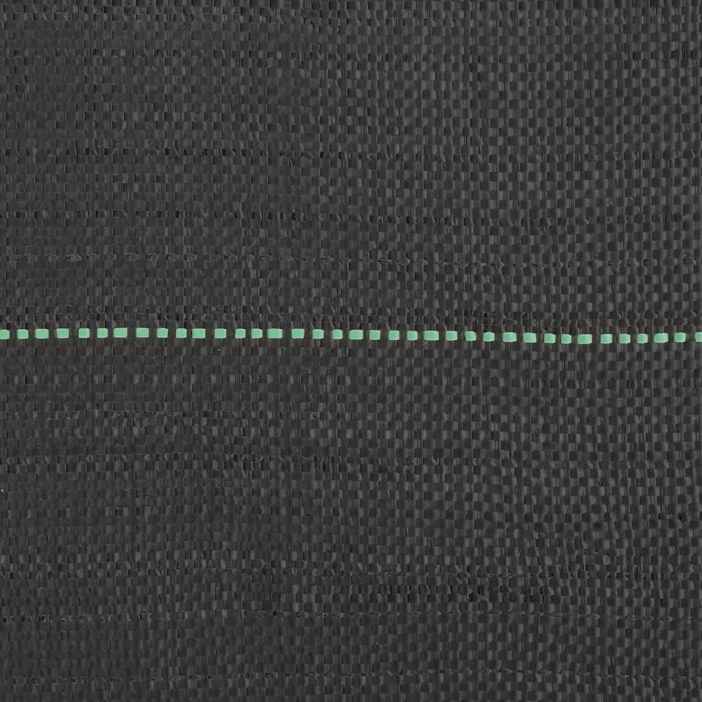 Weed Control Membrane Fabric 1x200m Black Durable UV Stabilised Polypropylene
