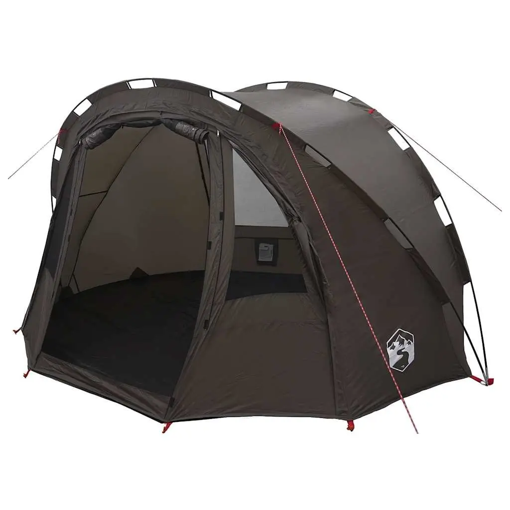 Fishing Tent Waterproof Brown 2-Person Camping Shelter Shade Protection