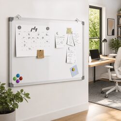 Magnetic Whiteboard 40x30 cm Wall Mounted Office Display Board Memo Notes