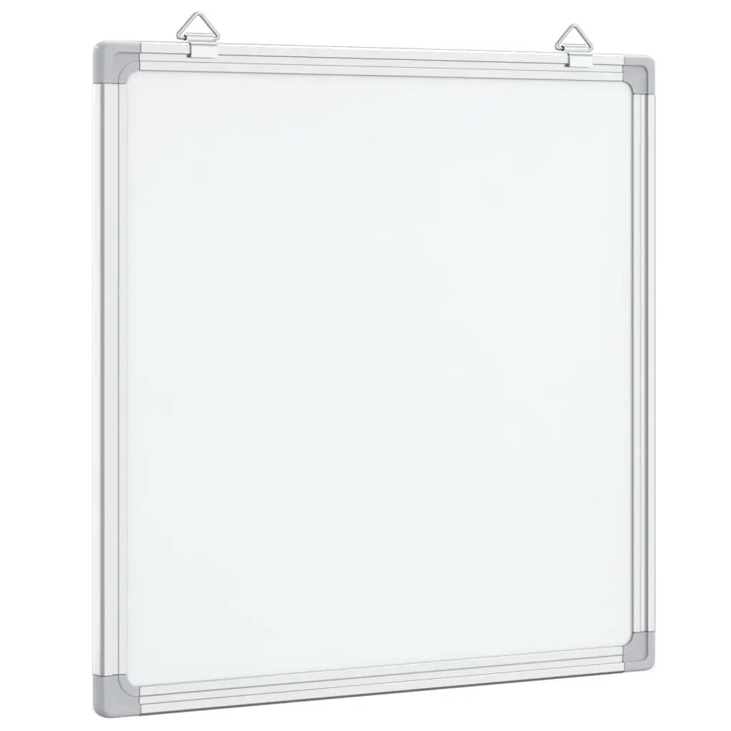 Magnetic Whiteboard Lacquer-Coated 40x40 cm Aluminium Frame Wall Mount Display Board