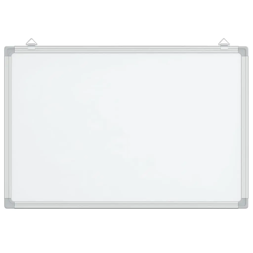 Magnetic Whiteboard Smooth Lacquer-Coated Surface 80x60cm Aluminium Frame