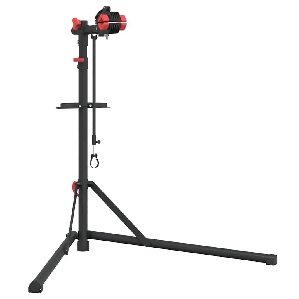 Bike Repair Stand Foldable Adjustable Height 92-152cm Red