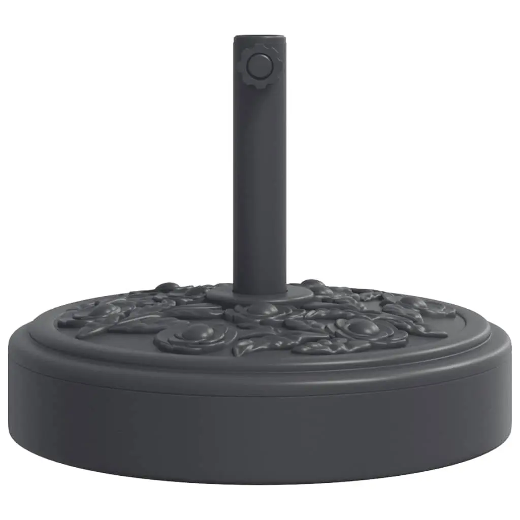 Parasol Base Heavy-duty 25kg Stable Umbrella Stand Concrete Black