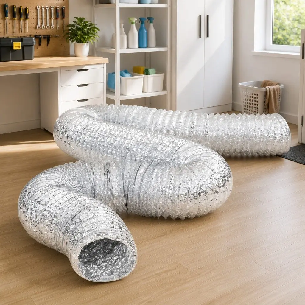 Ventilation Duct Flexible Air Circulation System 6m Length 150mm Diameter