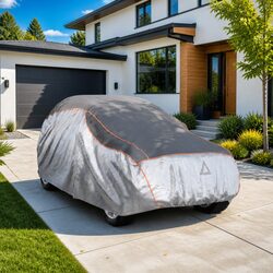 SUV Car Cover XL Full Size Silver Grey Hail Protection UV Outdoor Indoor Storage
