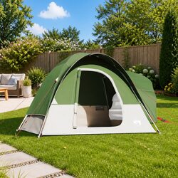 Car Tent 4-Person Green Waterproof Camping Outdoor Quick Setup Portable Shelter