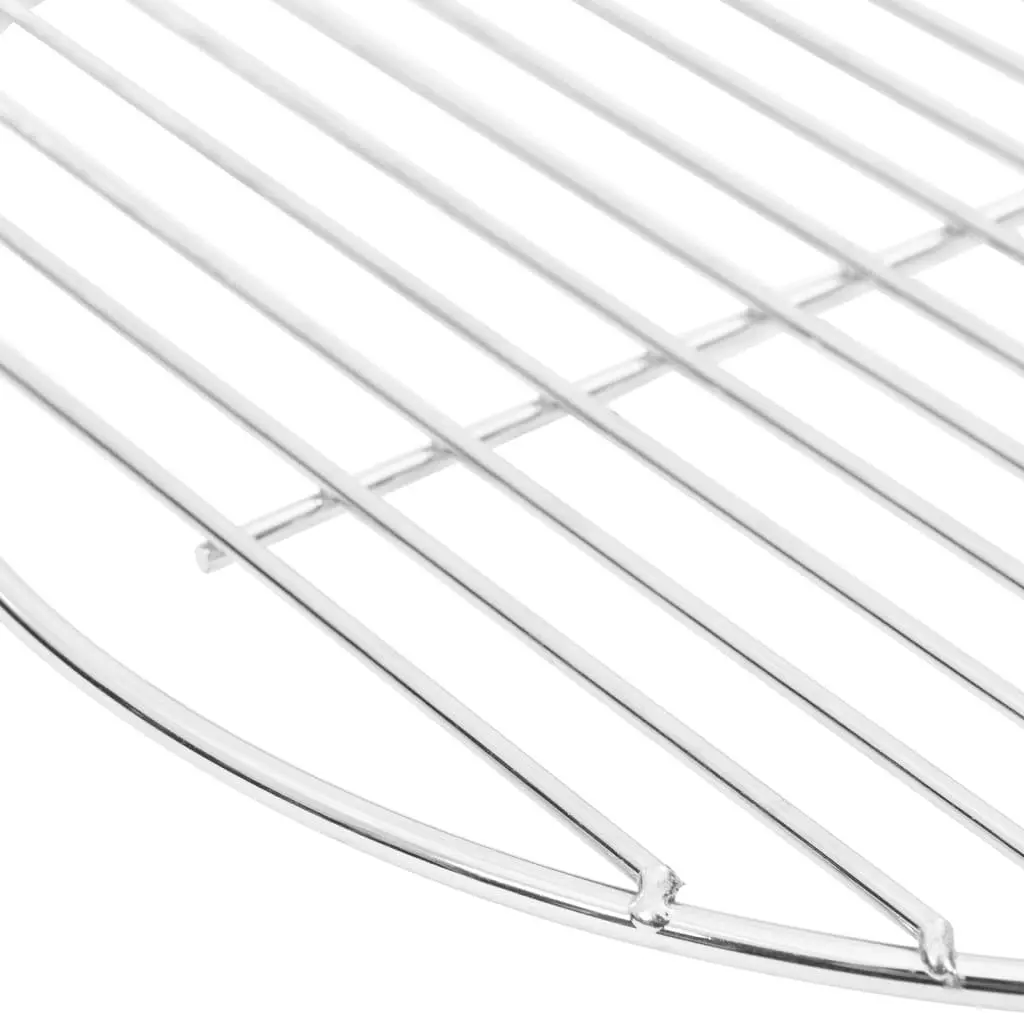 Grill Grate Portable Ø34.5 cm 304 Stainless Steel Outdoor Cooking Barbecue Accessory