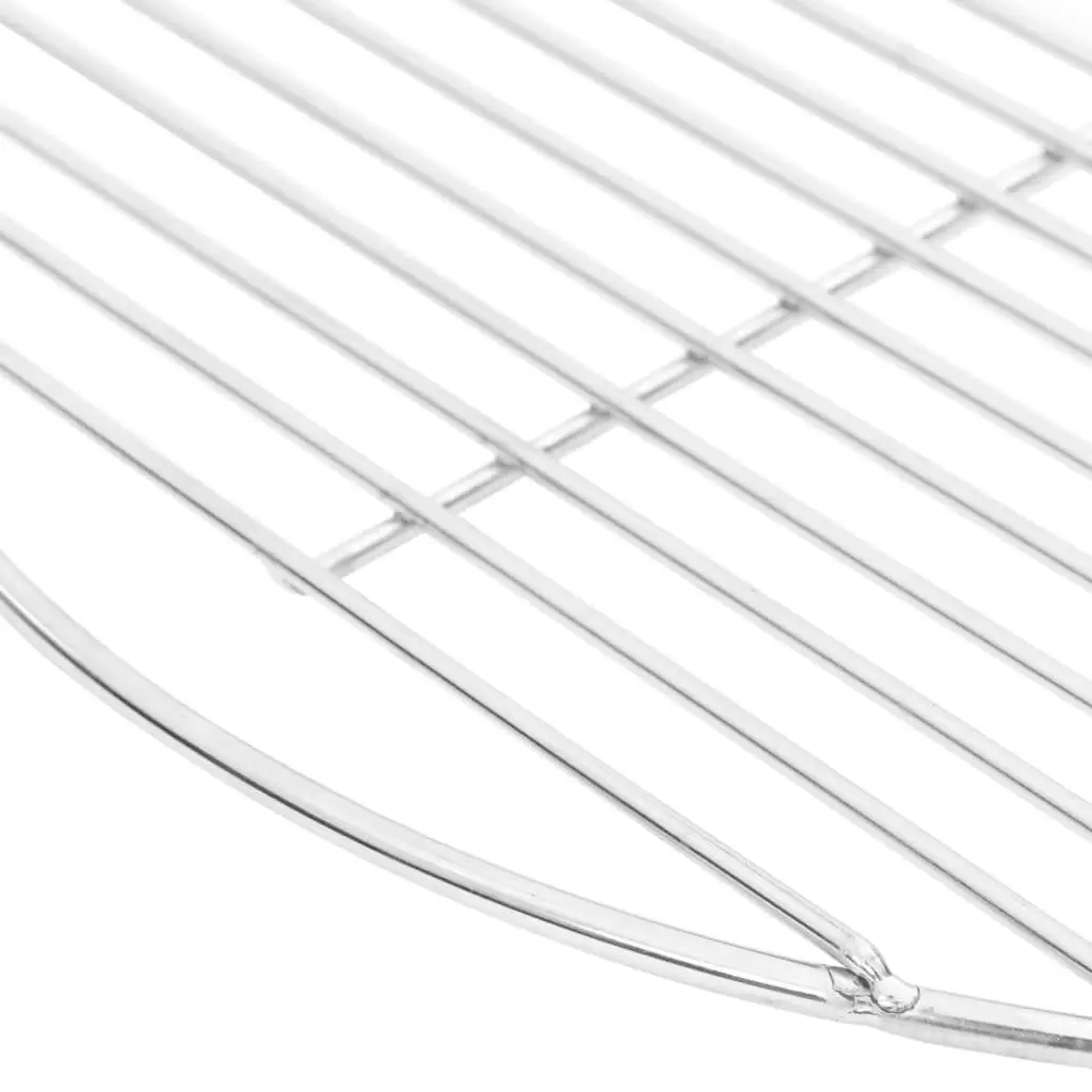 BBQ Grill Grate 40 cm Stainless Steel Round Portable Charcoal Kettle Grill