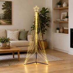 LED Christmas Tree 525 Warm White Lights 8 Effects 302cm Indoor Outdoor Holiday