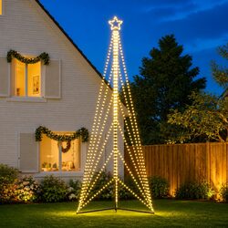 LED Christmas Tree 861 Lights Warm White 478cm Indoor Outdoor Holiday Decoration