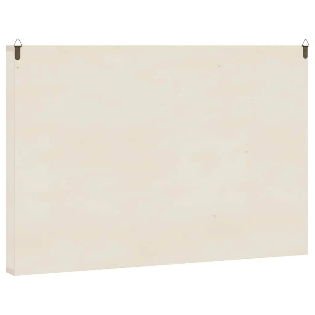 Wooden Display Case Wall Mounted 60 Compartments Brown Plywood