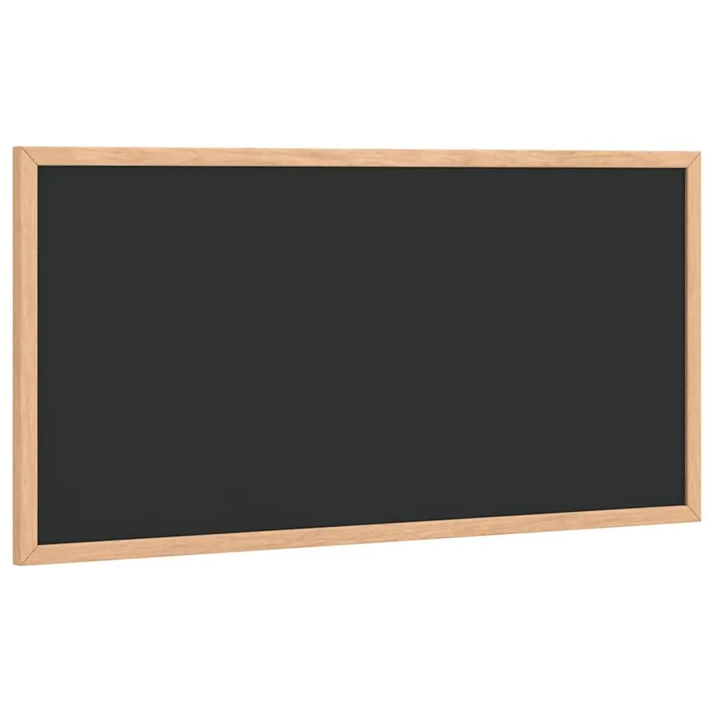 Chalkboard Bulletin Board Smooth Surface 60x30cm Pine Wood Frame Vertical Horizontal Wall Mount