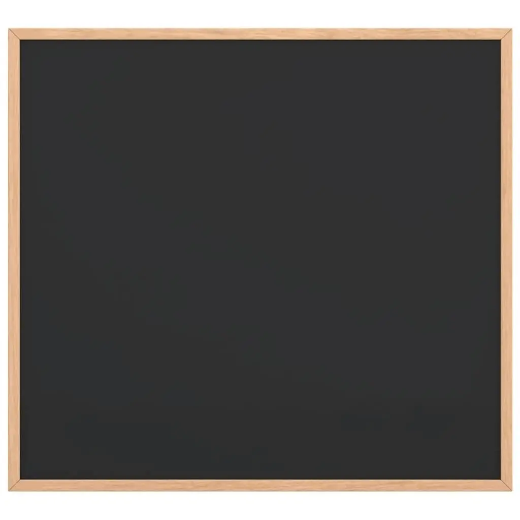 Chalkboard Bulletin Board Smooth Writing Surface 60x55 cm Pine Wood Frame