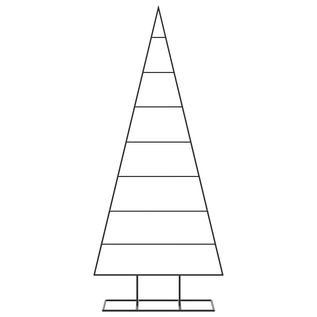 Metal Christmas Tree Decoration 150cm Black DIY Modern Holiday Decor Stand Frame