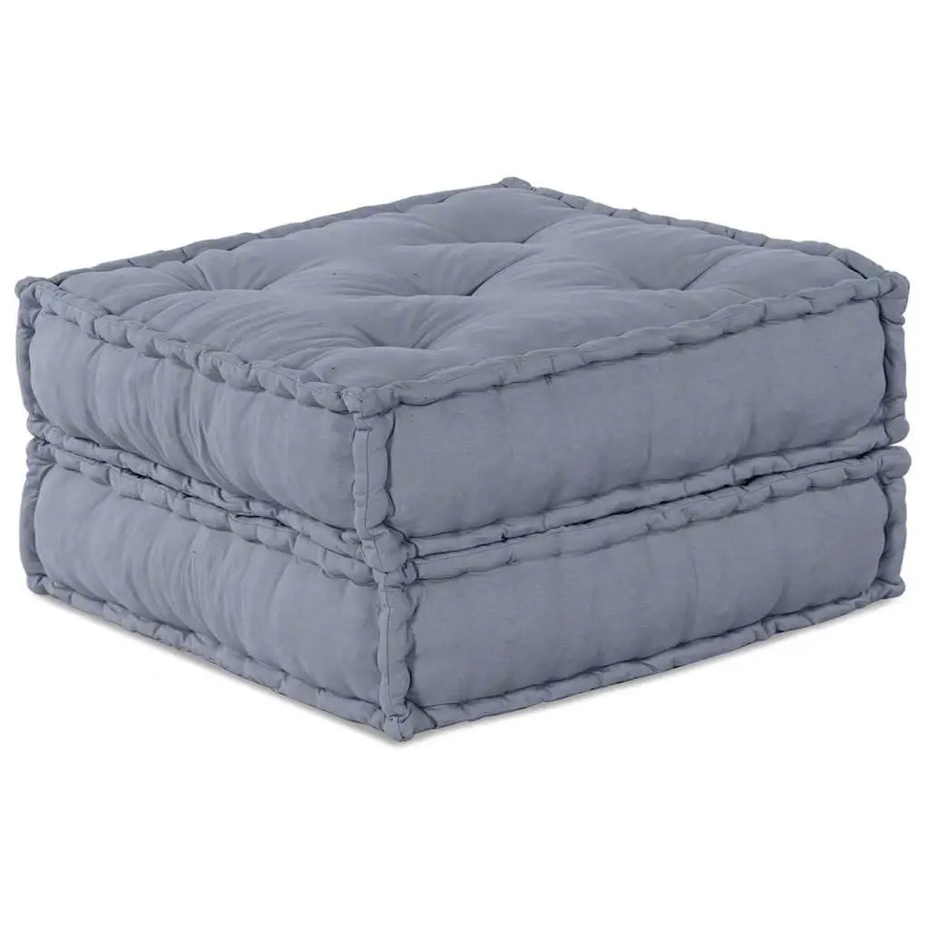 Modular Sofa Unit Grey Fabric 70x70x36cm Indoor Outdoor Living Room