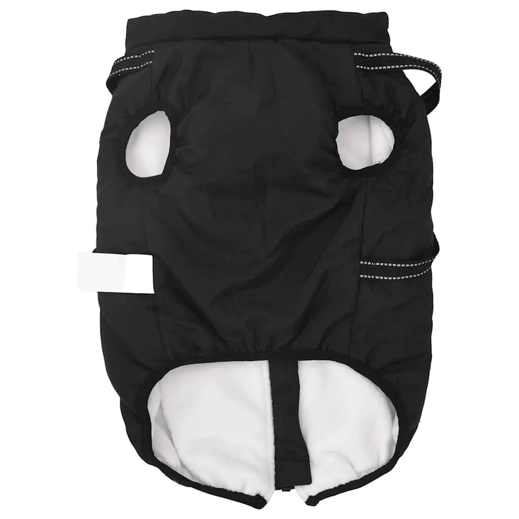 Dog Coat Waterproof Reflective Winter Jacket 3XL Black