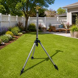 Impulse Sprinkler on Tripod Base Garden Lawn Watering Coverage Adjustable Angles