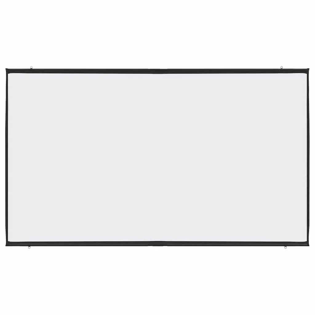 Projection Screen Wall-Hanging 108 Inch Matte White Polyester for Home Theater Classroom Office Conference Room