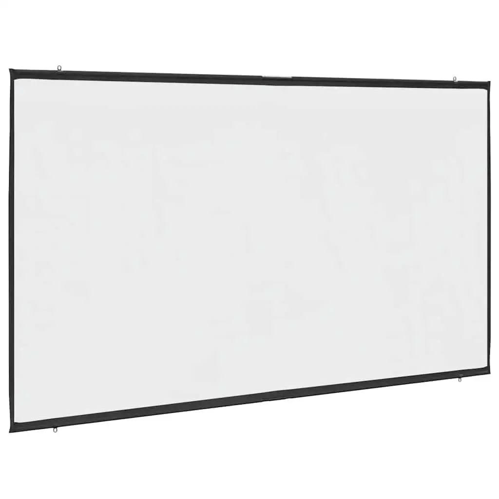 Projection Screen Wall-Hanging 120 Inch 16:9 Matte White Home Theater Classroom
