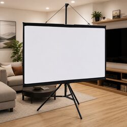 Projection Screen 50 Inch 16:9 Tripod Stand Portable Home Theater Office