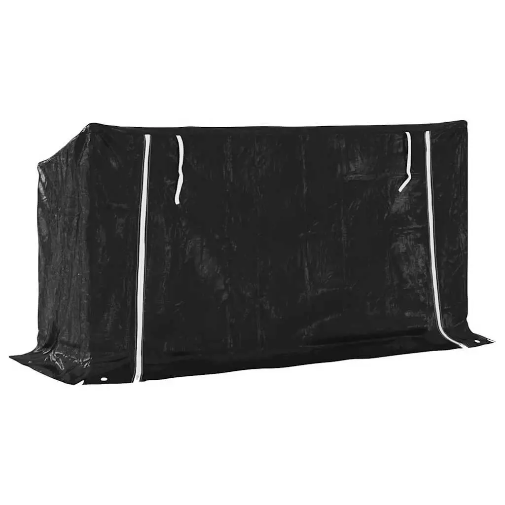 Firewood Rack with Zippered Rain Cover Elevated Design Large Capacity Storage