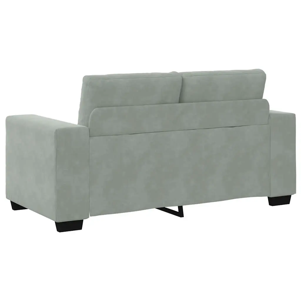 Loveseat Sofa Grey 160x77x82cm Modern Living Room Furniture Two Seater Couch