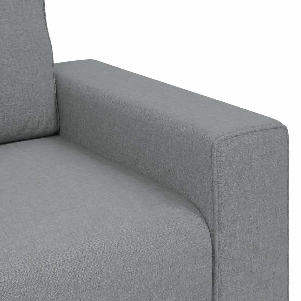 Grey Fabric Sofa Chair Living Room Lounge Seat Armrest Relax 100x77x82cm