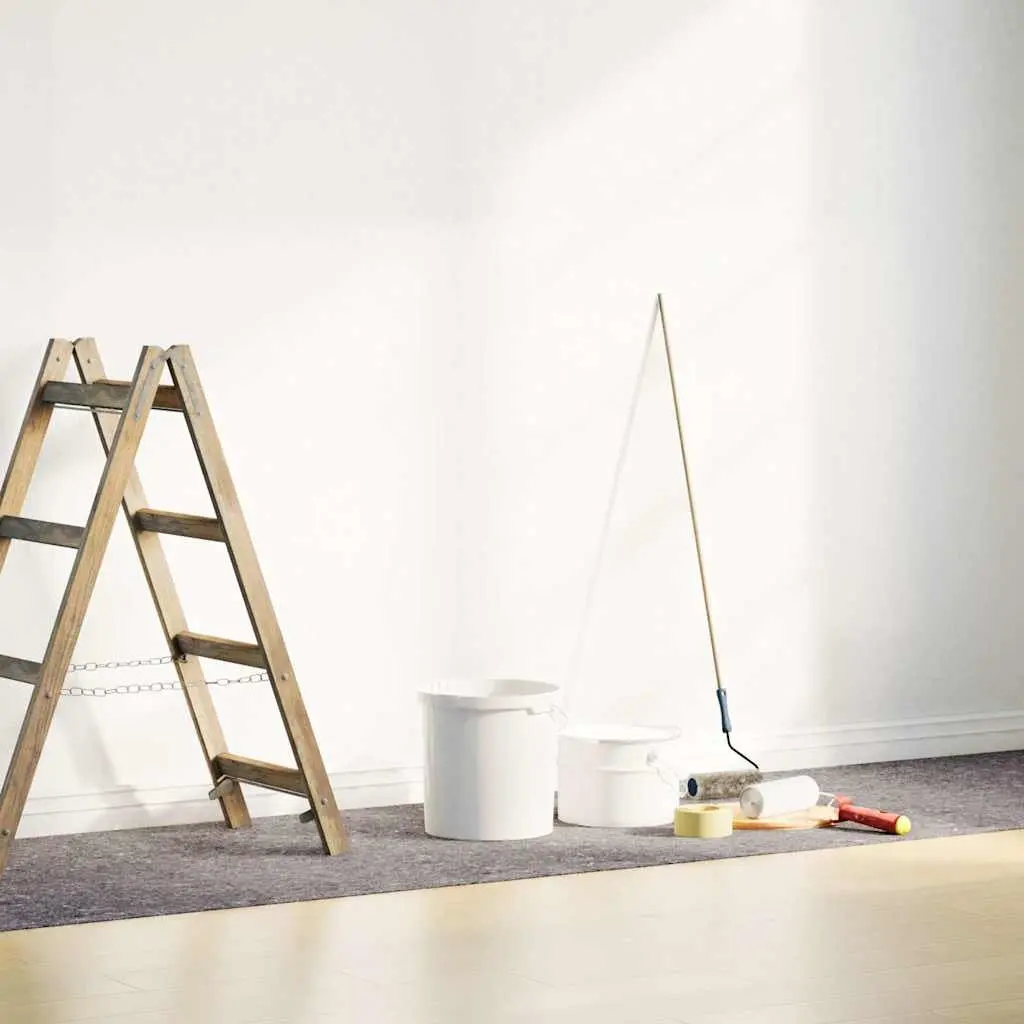 Painter Fleece Floor Protection Non-slip 10m x 1m Grey