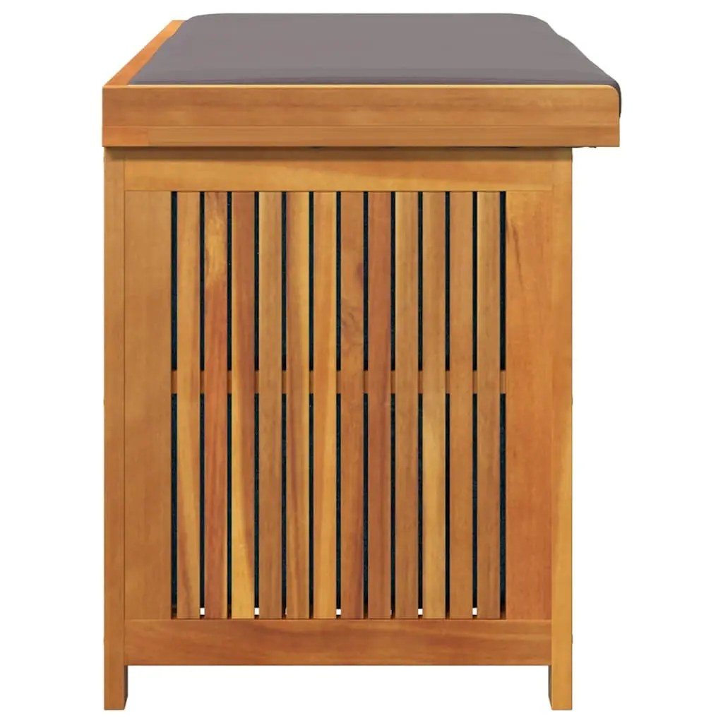 Outdoor Cushion Storage Box 113x50x60.5 cm Solid Acacia Wood Garden Furniture