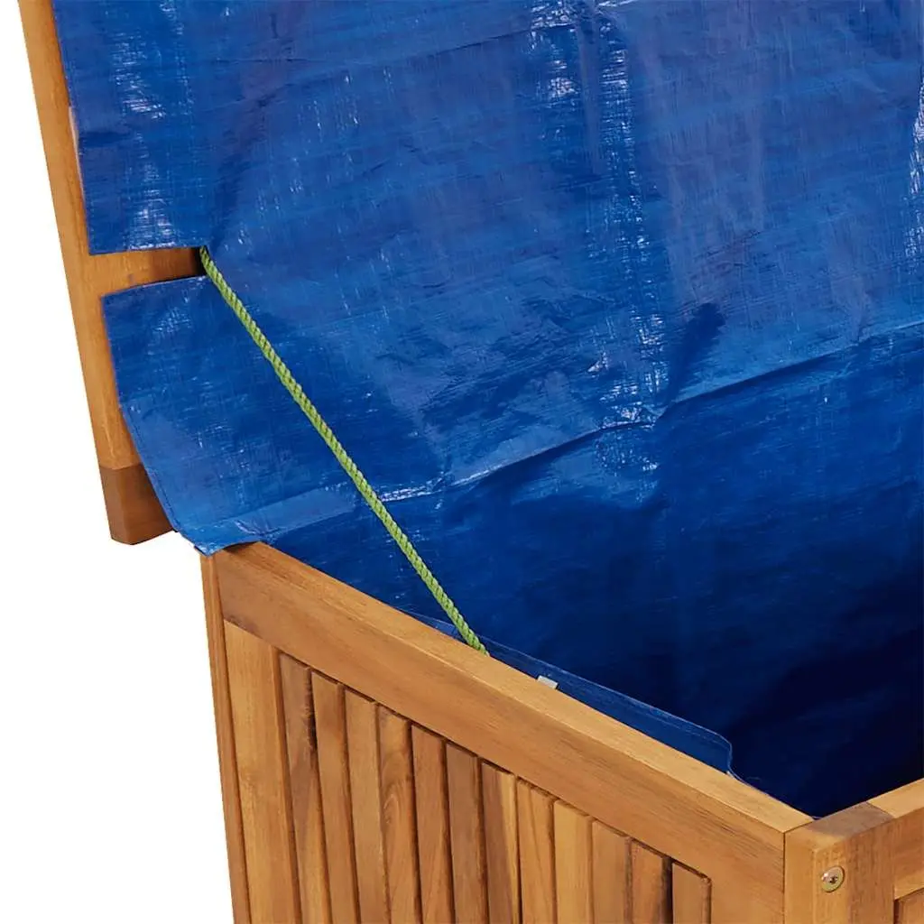 Outdoor Cushion Storage Box 113x50x60.5 cm Solid Acacia Wood Garden Furniture
