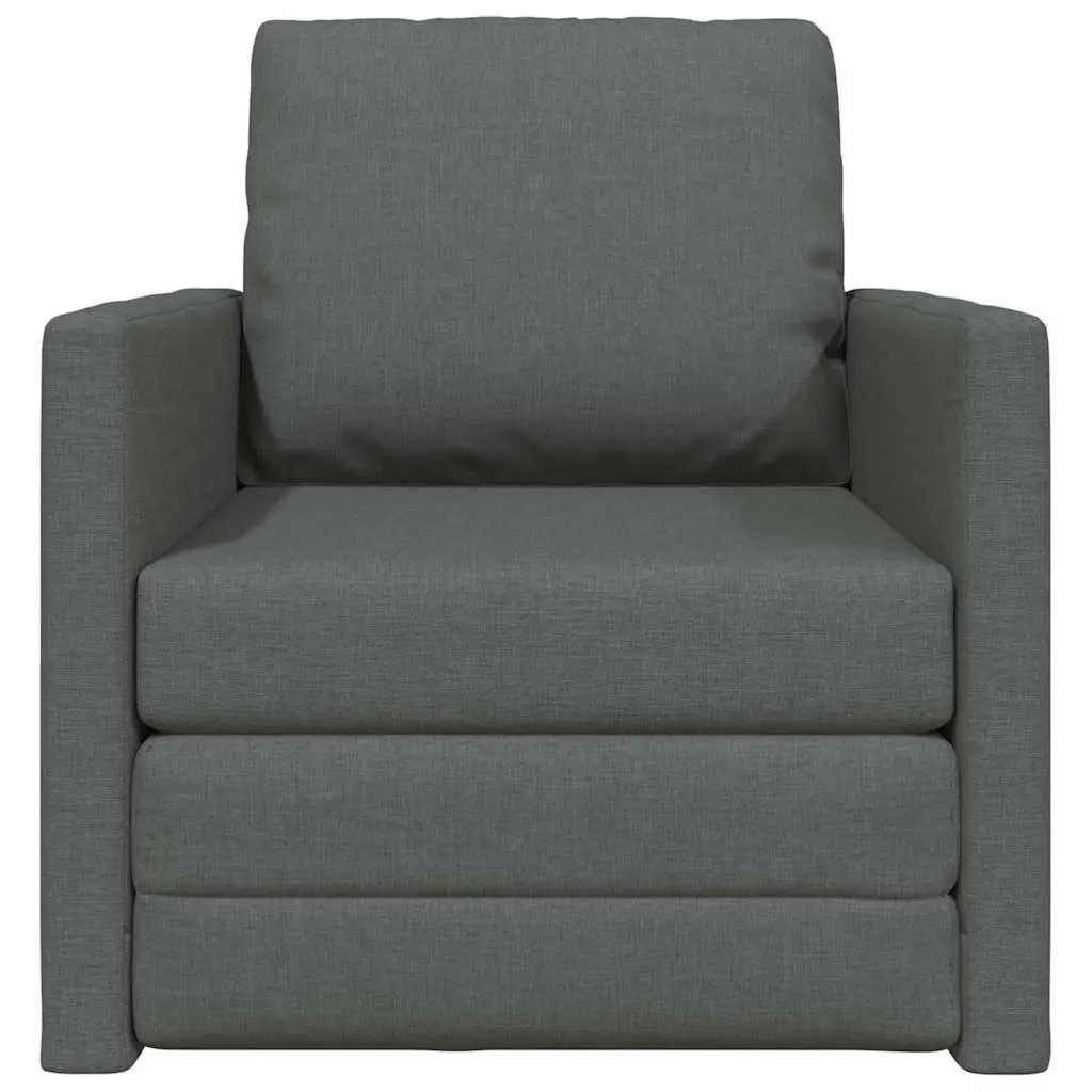 Sofa Bed Modern Minimalist 60cm Grey Fabric
