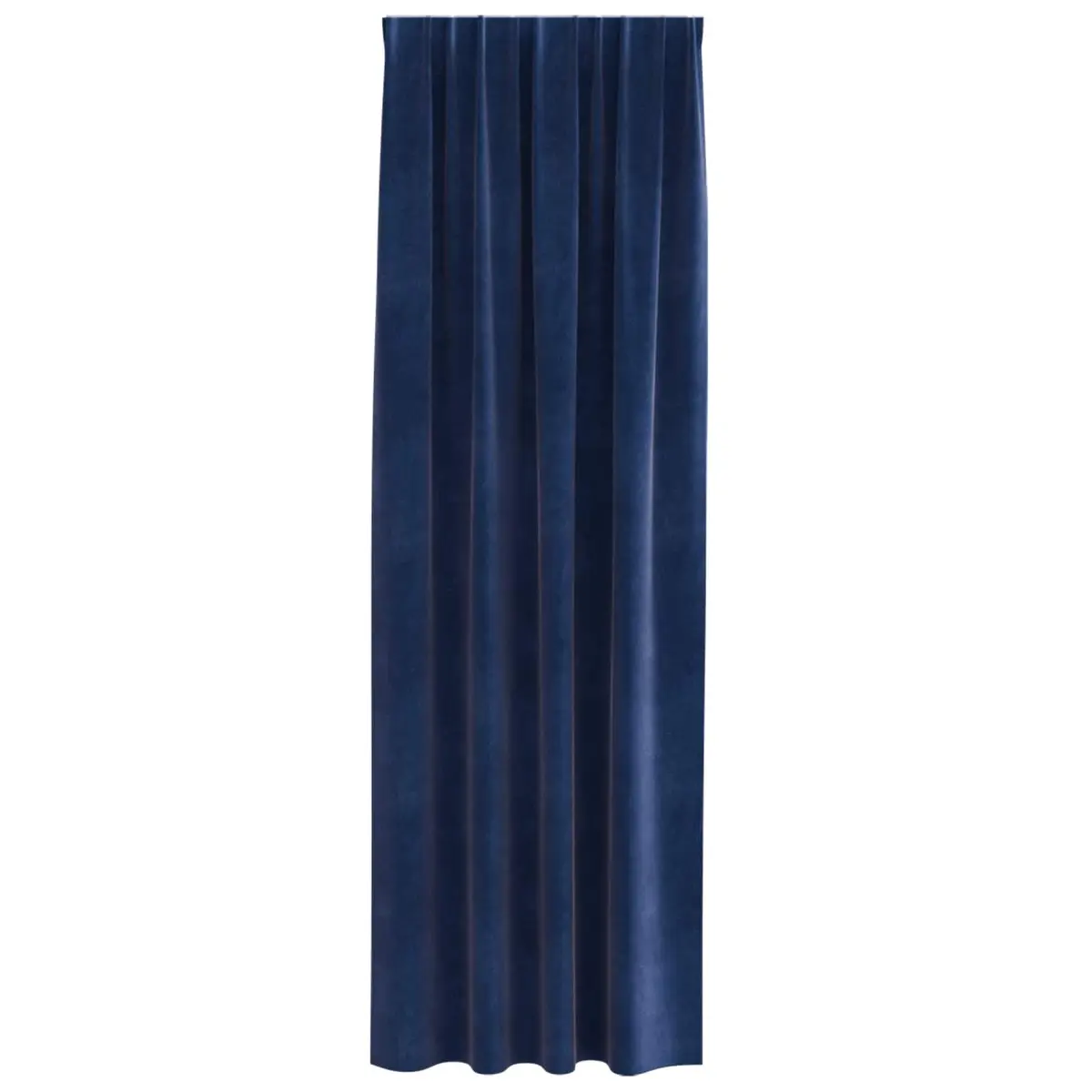 Blackout Curtains Velvet Dark Blue 140 x 225 cm 2 pcs