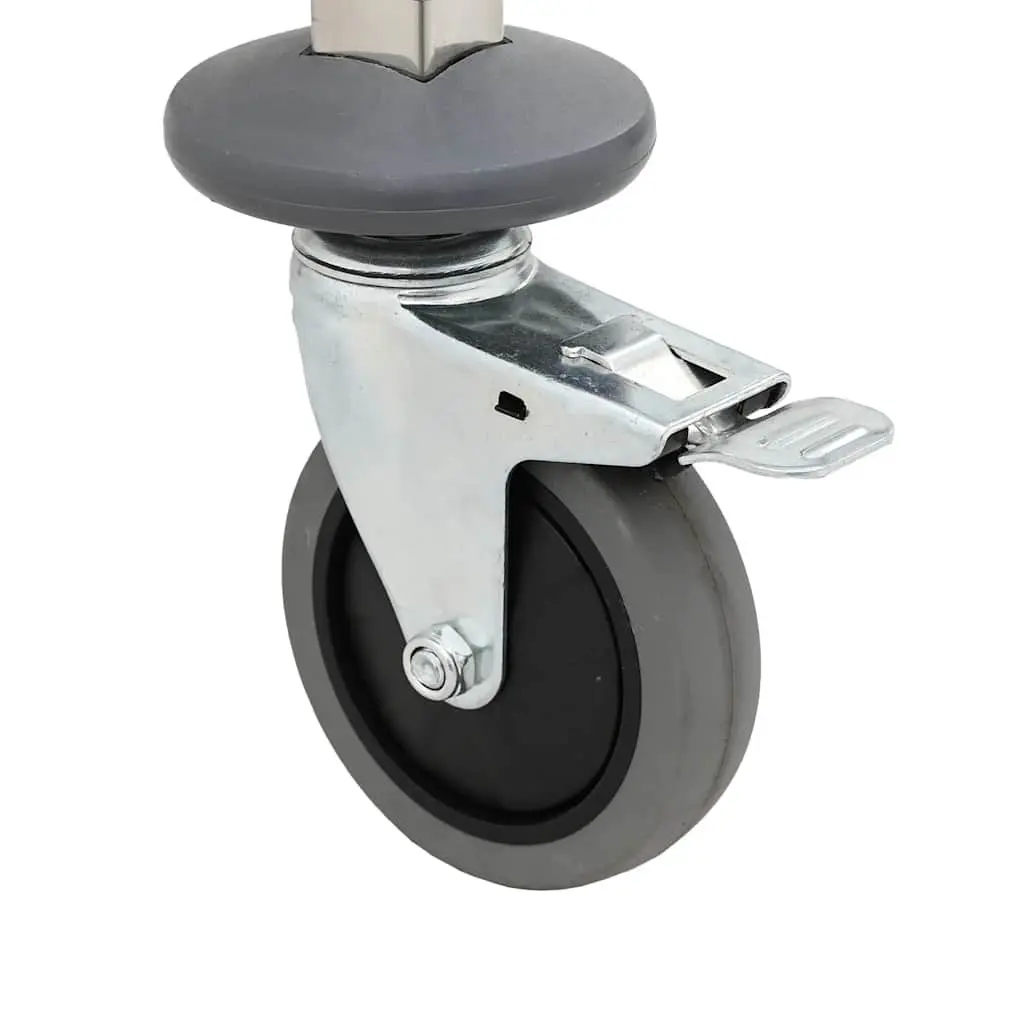 Tray Trolley Stainless Steel 32 GN Container Capacity Silver