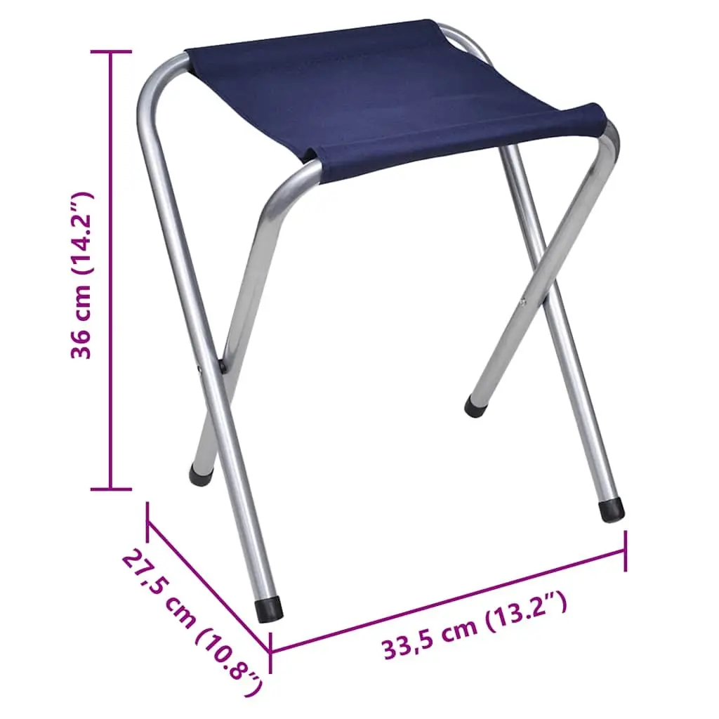 Foldable Camping Table Set 4 Stools Height Adjustable Portable Outdoor Picnic