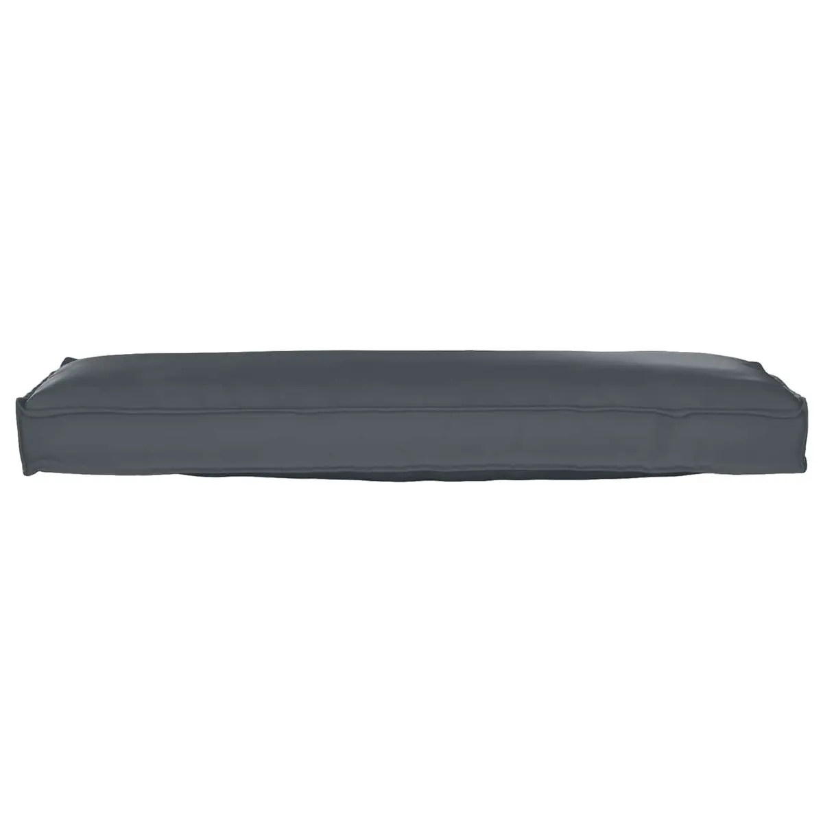 Pallet Cushion Set 2 pcs Oxford Fabric Water-Resistant 120 x 40 x 8 cm Anthracite Outdoor Garden Seating