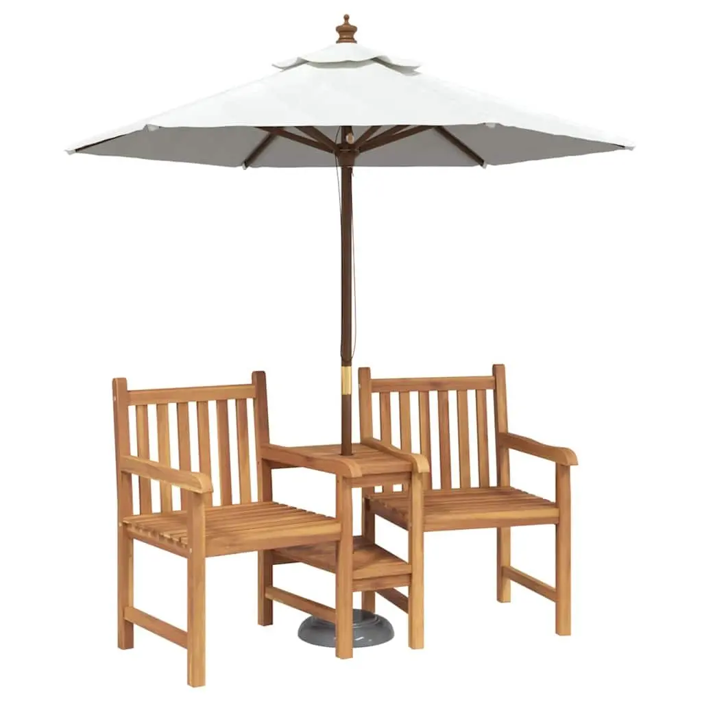 Outdoor Chair Solid Teak Wood Brown Garden Furniture Patio Seating