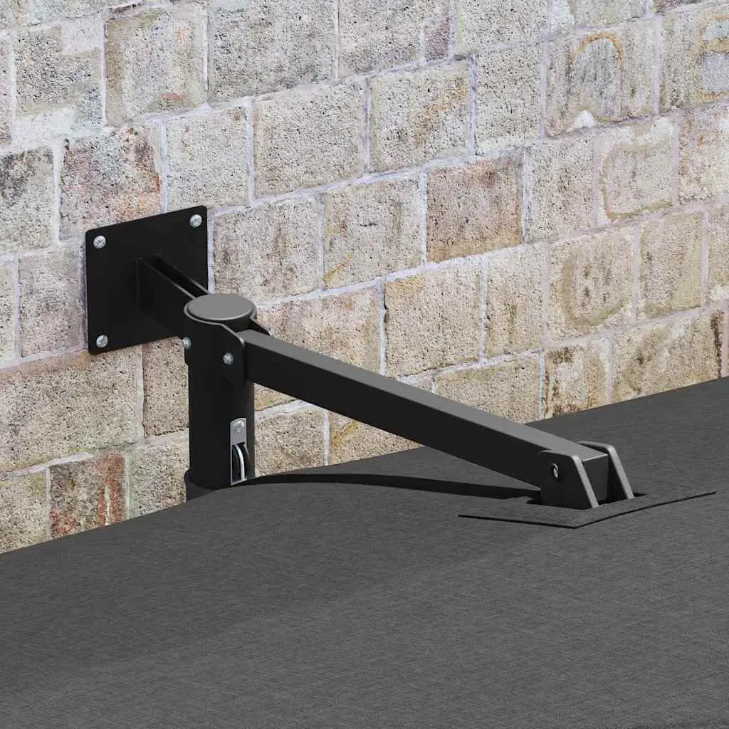 Garden Parasol Tilt Crank 248.5cm Anthracite Outdoor Umbrella
