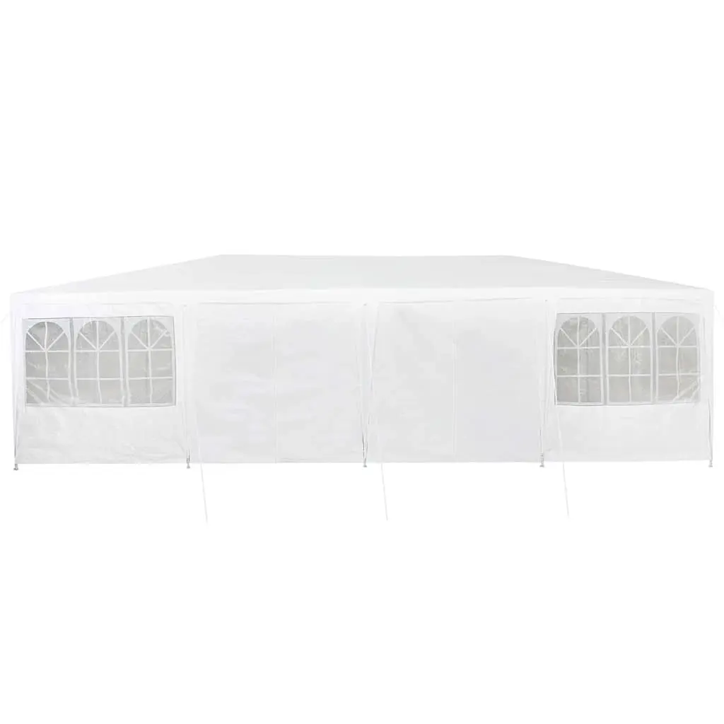 Party Tent Outdoor Gazebo Canopy 800 x 400 x 266 cm White with Removable Sidewalls