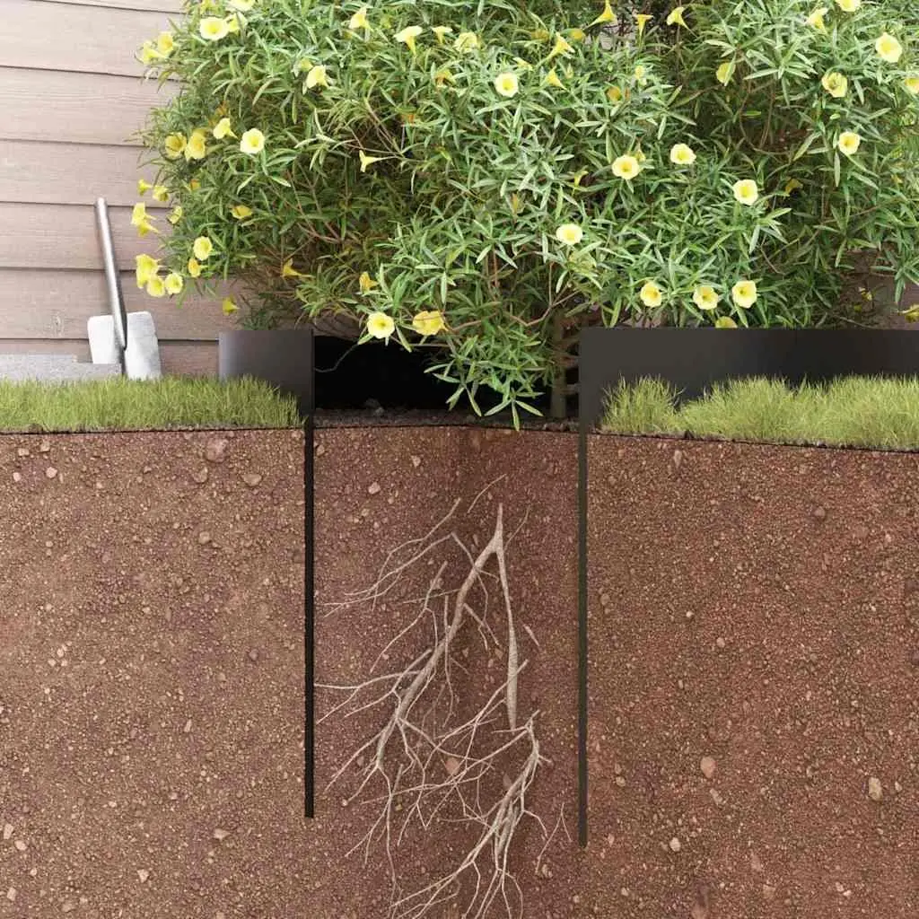 Root Barrier Polyethylene 0.7 x 5 m Matte Black Garden Landscape Weed Control