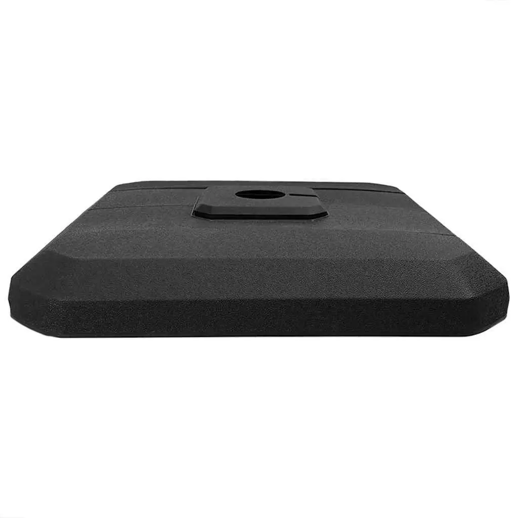 Cantilever Umbrella Base Black Outdoor Patio Garden Support Stand Modern Design