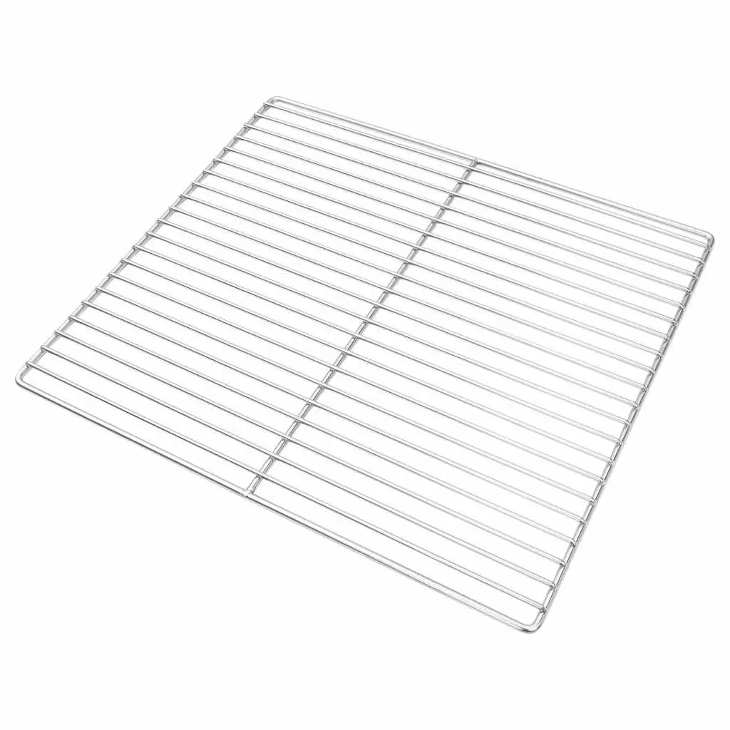 Rectangular Grill Grate Stainless Steel 45 x 40 cm Silver Outdoor Cooking