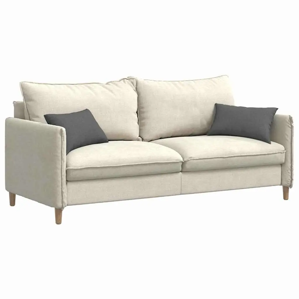 Sofa Pillows 2 pcs Dark Grey 50 x 30 cm Removable Cover Polyester Filling
