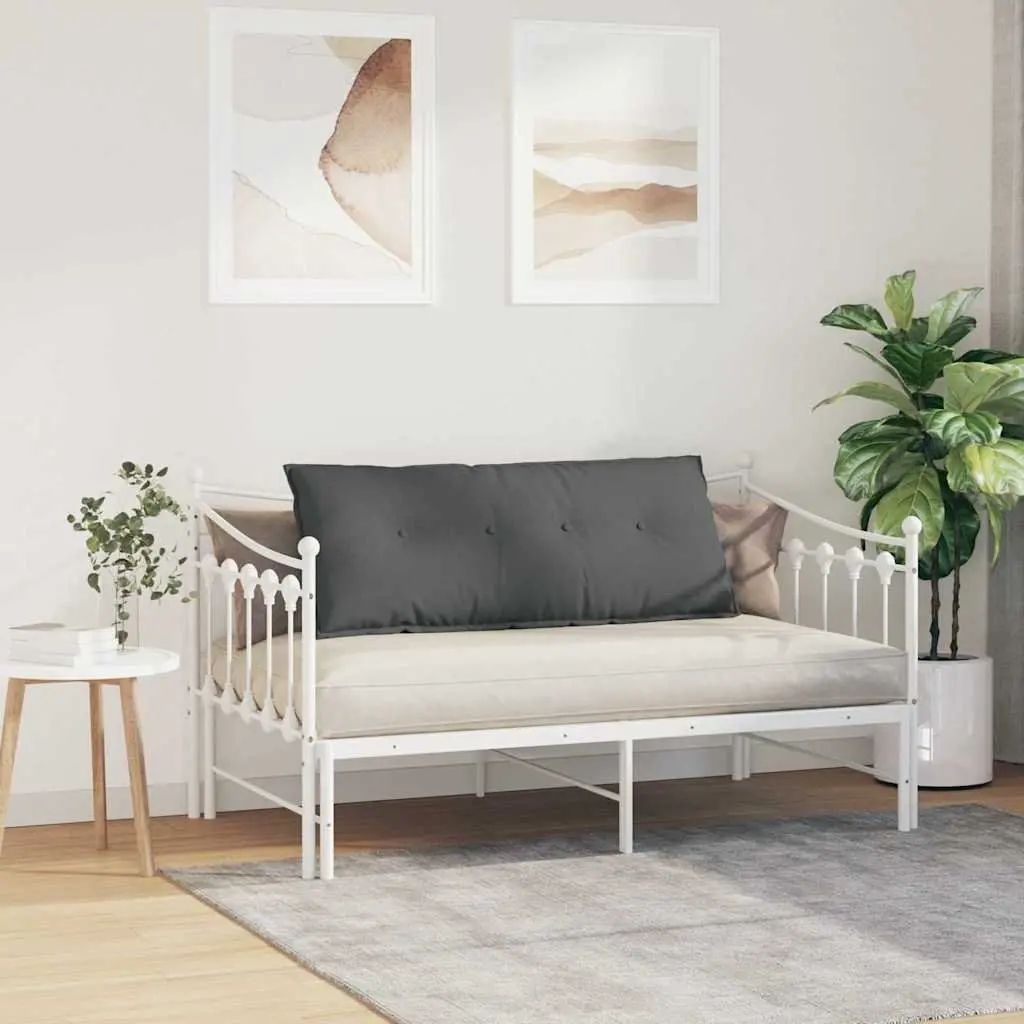 Back Pillow Lumbar Support 120x19x50cm Dark Grey Indoor Cushion