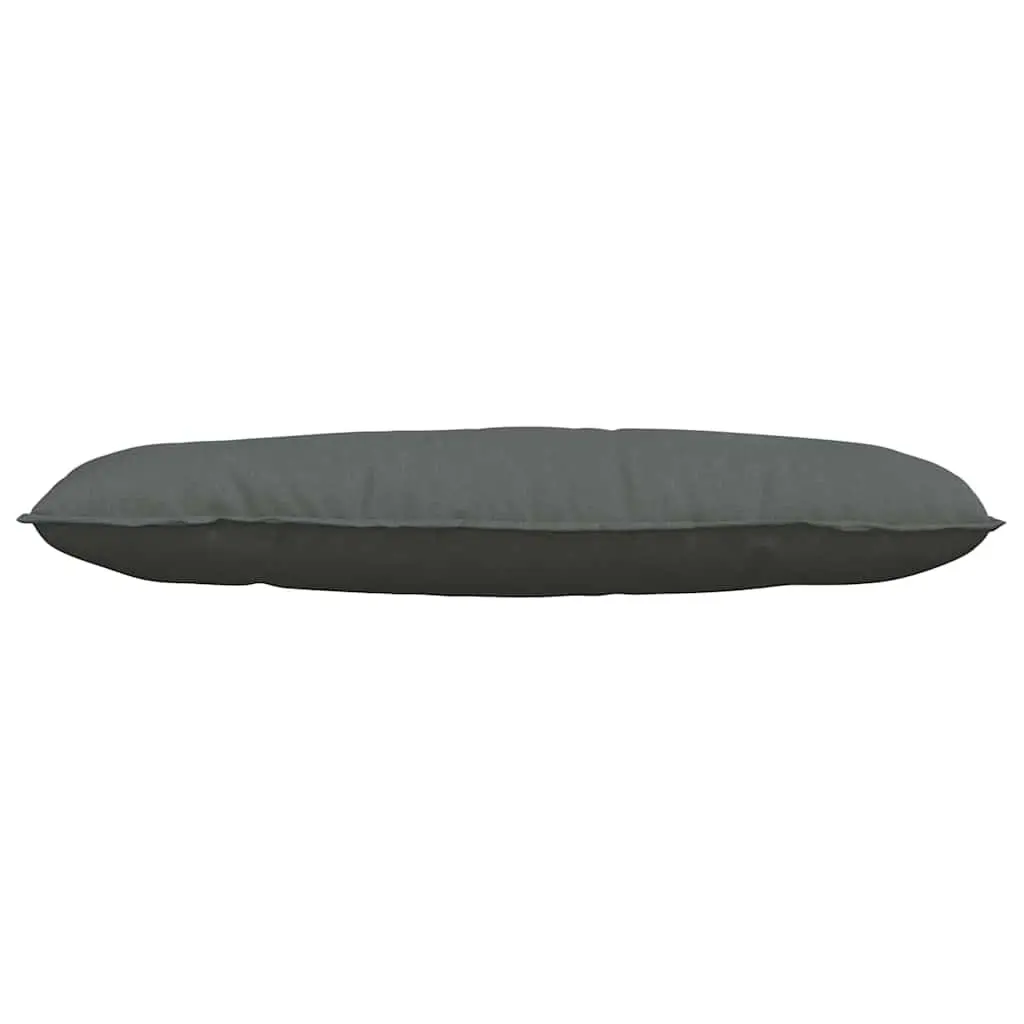 Back Pillow Lumbar Support 120x19x50cm Dark Grey Indoor Cushion