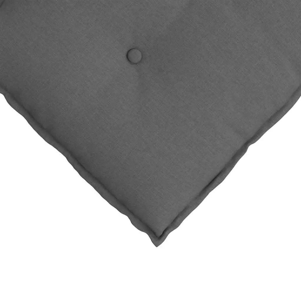 Back Pillow Indoor Support Cushion 160 x 19 x 50 cm Dark Grey