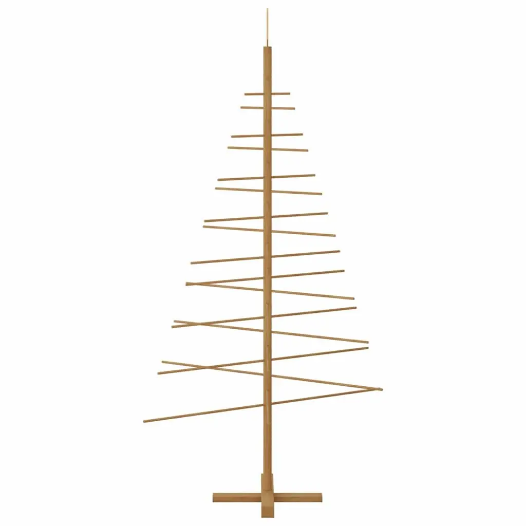 Wooden Christmas Tree 180cm Bamboo Rustic Seasonal Decor